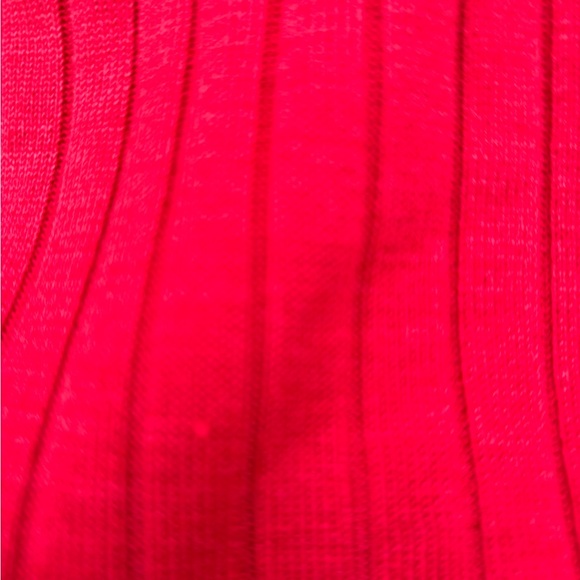 august silk Red Ribbed Button-Front Cardigan - Picture 2 of 5